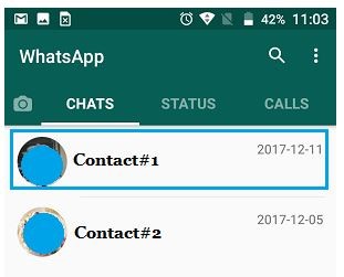 ocultar suas conversas no WhatsApp