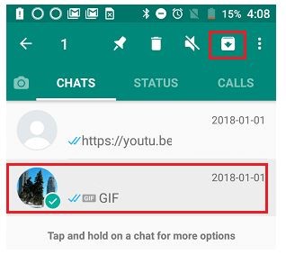 sembunyikan obrolan Anda di android