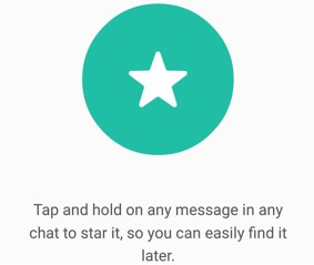 whatsapp starred messages