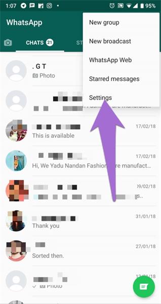 archive all whatsapp chats on android