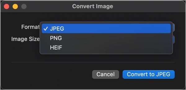 select jpeg