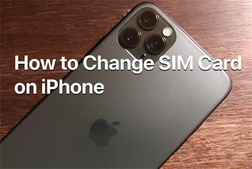 change sim card on iphone
