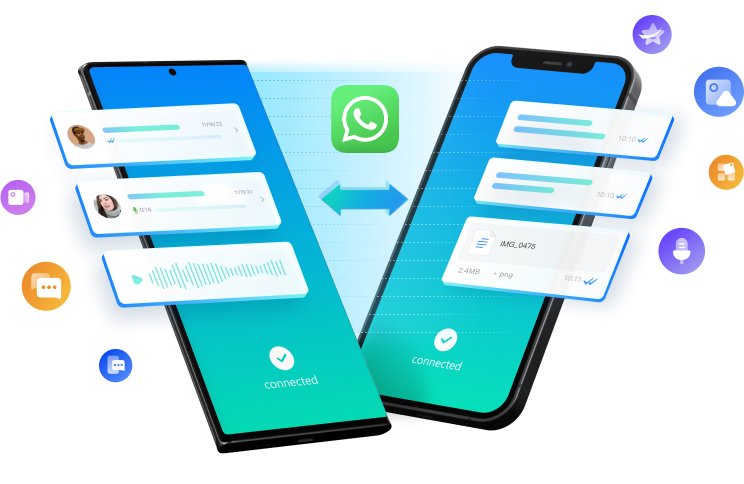 نقل whatsapp بين iOS و android