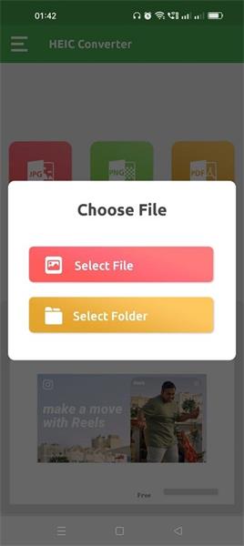 convert through file or folder
