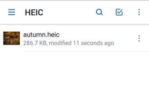 найдите фотографию heic