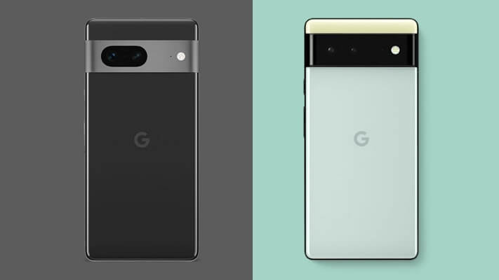 google pixel 7 vs 6a câmera