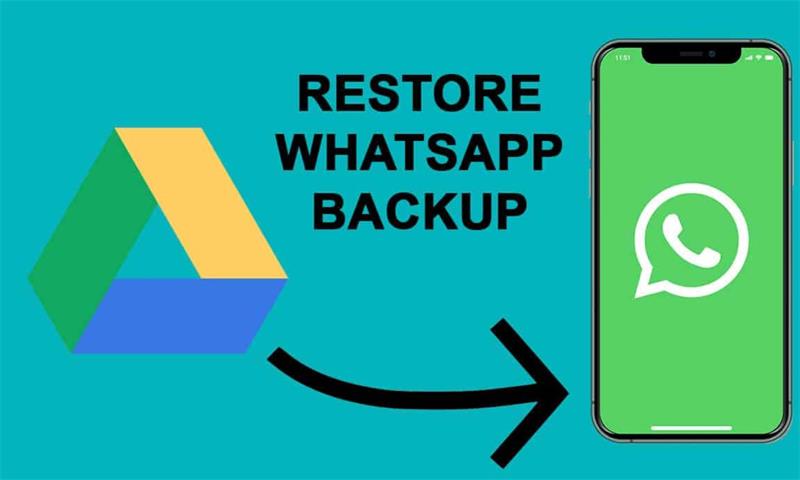 restaurer la sauvegarde de whatsapp depuis google drive