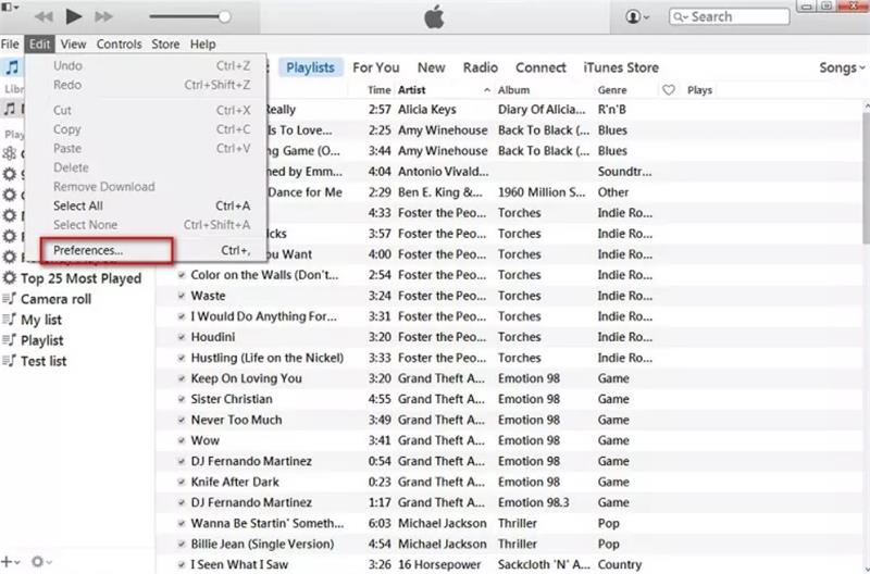 tela do itunes