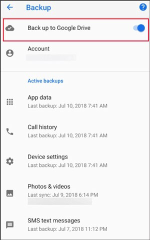 transfert de photos vers google photos