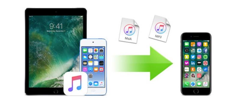 نقل الأغاني من ipad إلى iphone