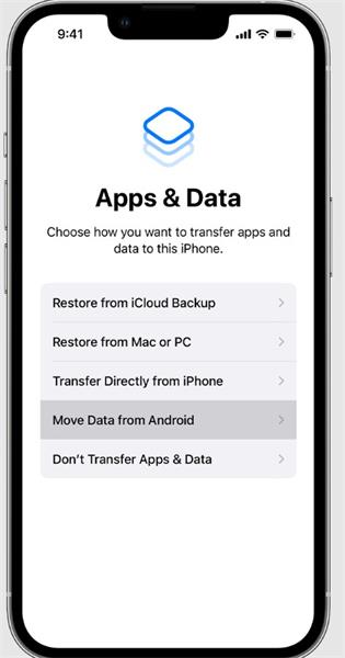 apps and data on move