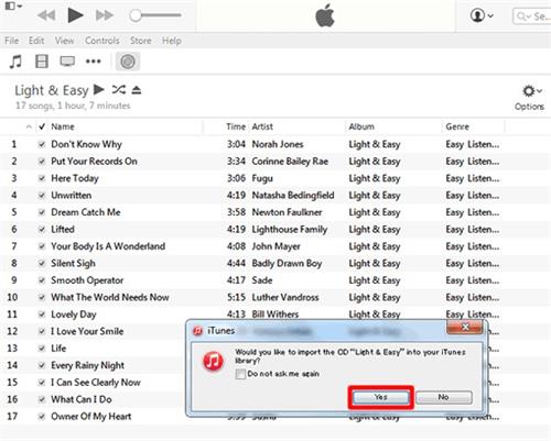 import cd songs