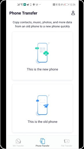 select phone transfer