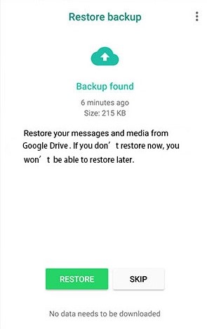 setting up whatsapp