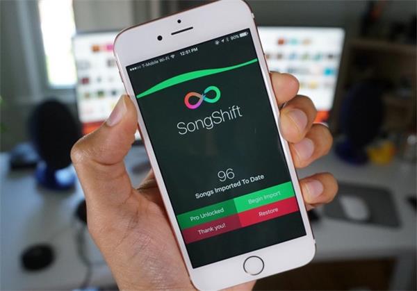 songshift playlist transfer application
