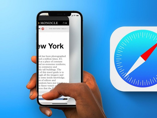 Transferência das guias do safari para o novo iPhone