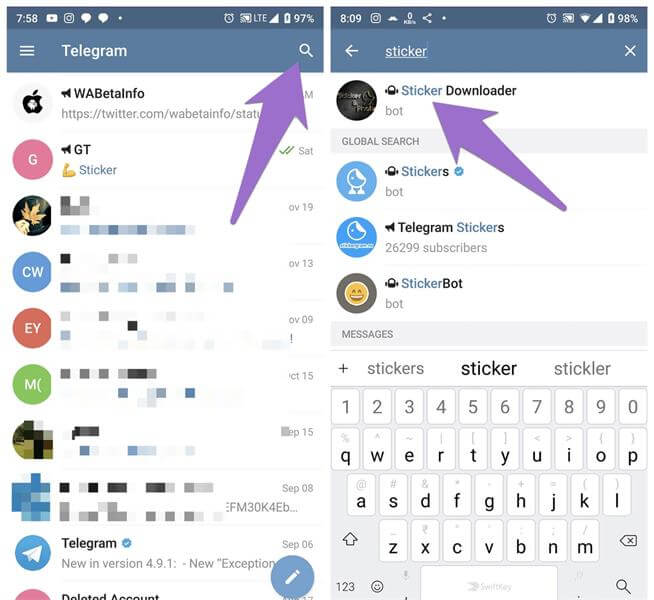 Como transferir figurinhas entre o Telegram e o WhatsApp - Positivo do seu  jeito