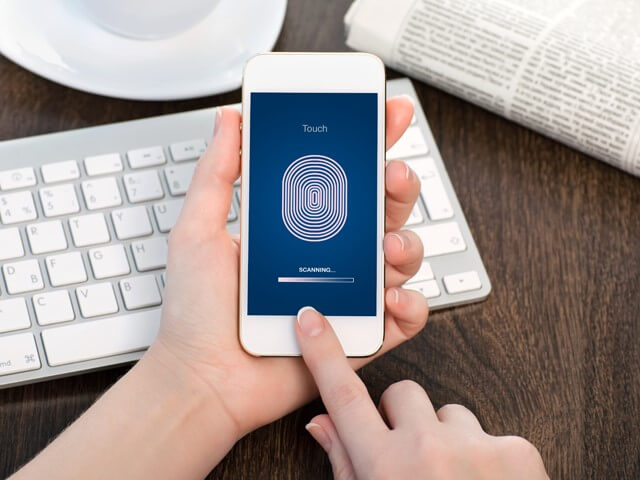 iphone finger authentication security