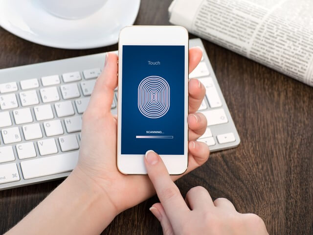 seguridad de la autenticación dactilar del iphone