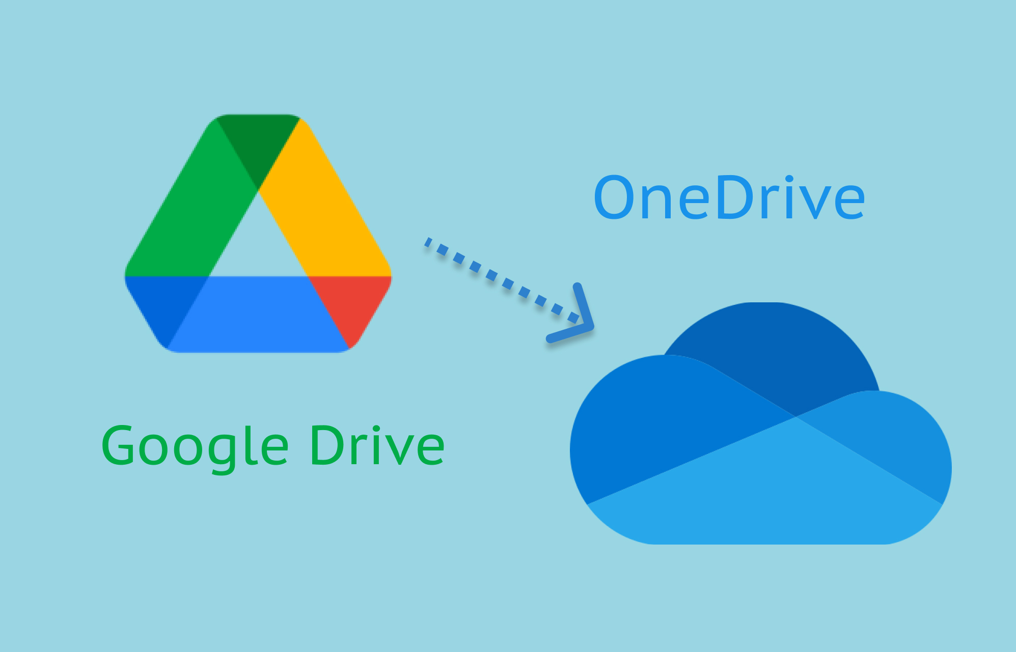 Перенос Google диска в OneDrive