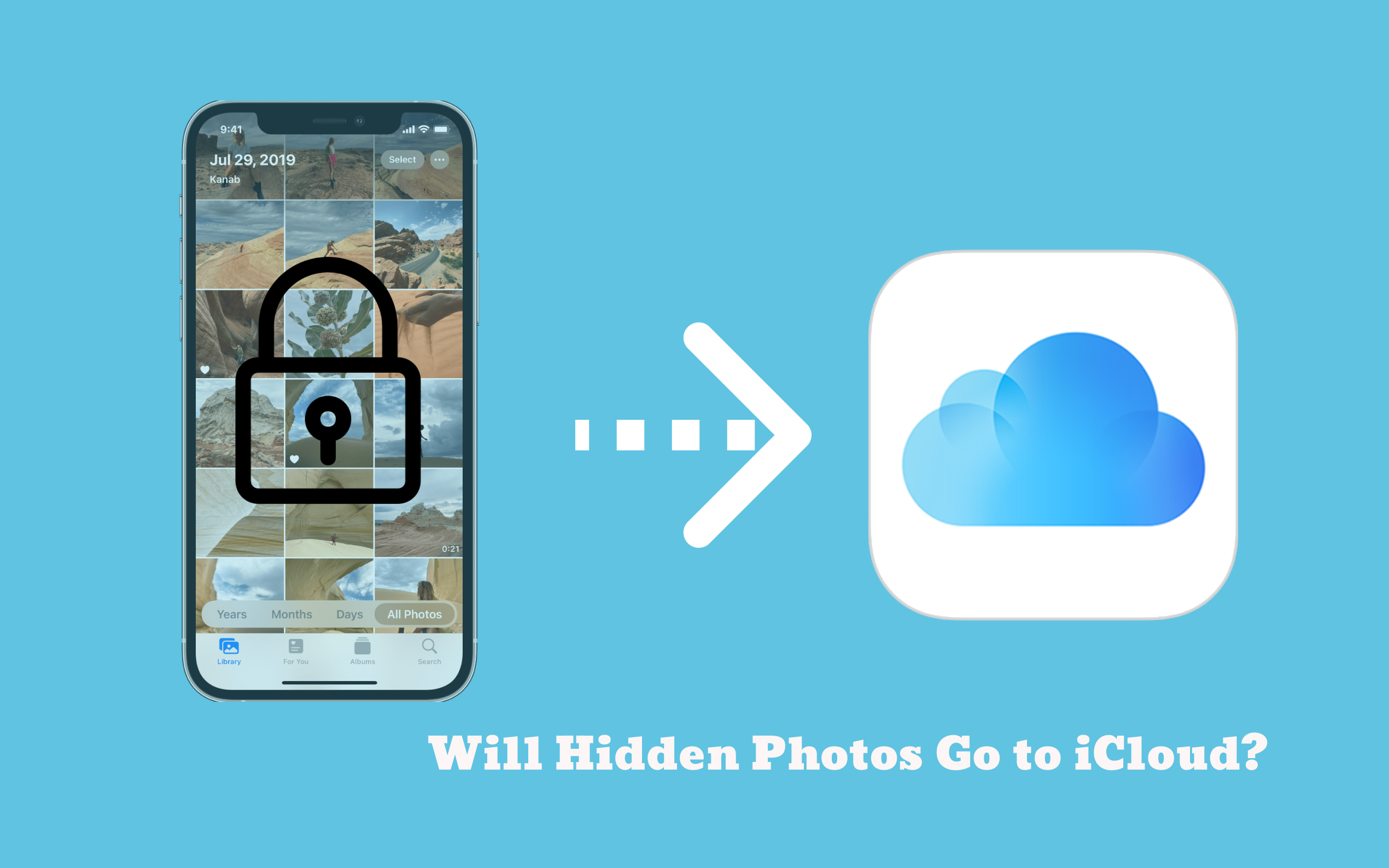 Отображаются ли скрытые фотографии в iCloud