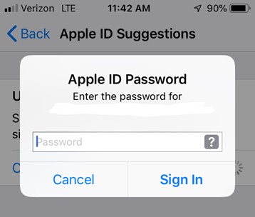 o ID Apple errado também pode impedir que você visualize arquivos do iPhone no PC