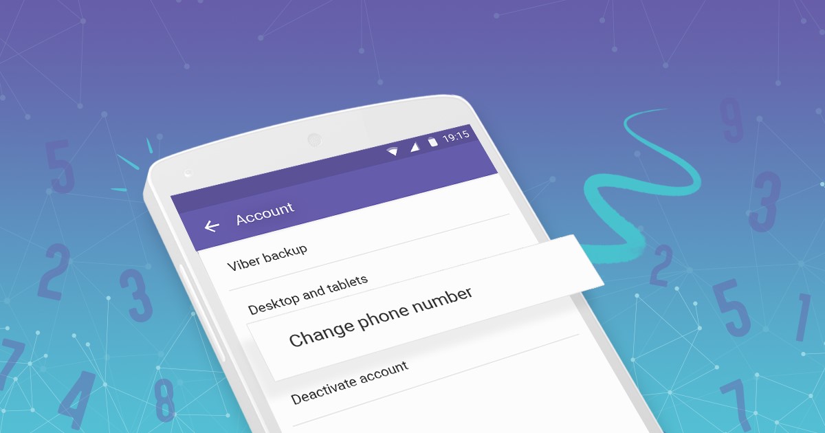 changer de numéro de téléphone ou de mot de passe sur viber