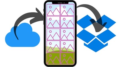 backup your iphone to dropbox