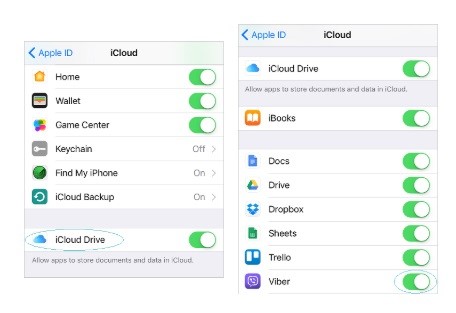 Просмотр резервных копий данных устройств в iCloud и управление ими