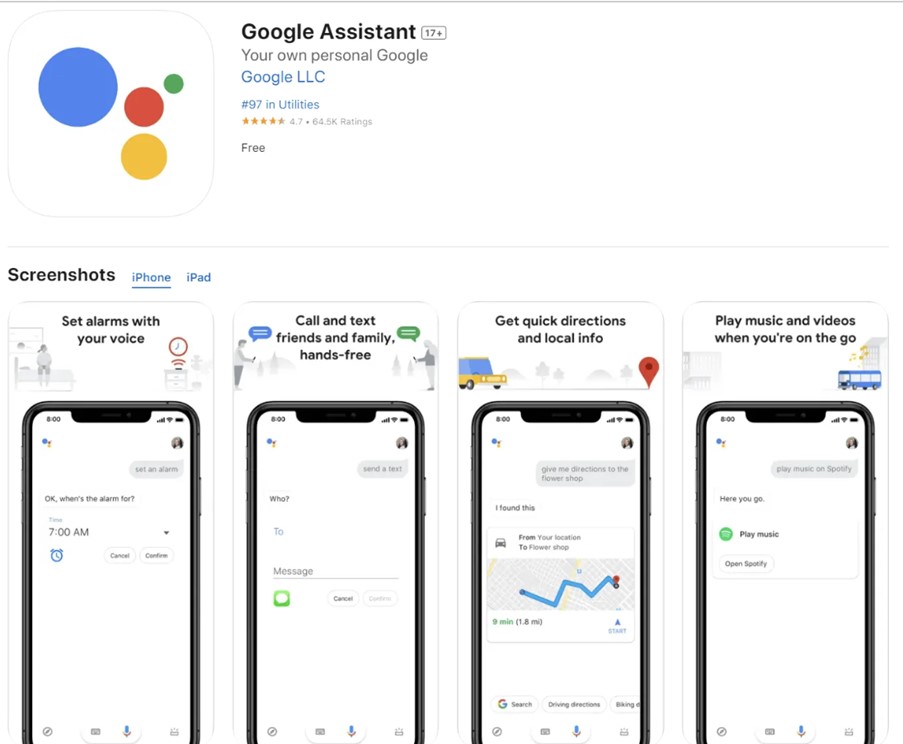 google assistant is an ai app for daily task management
