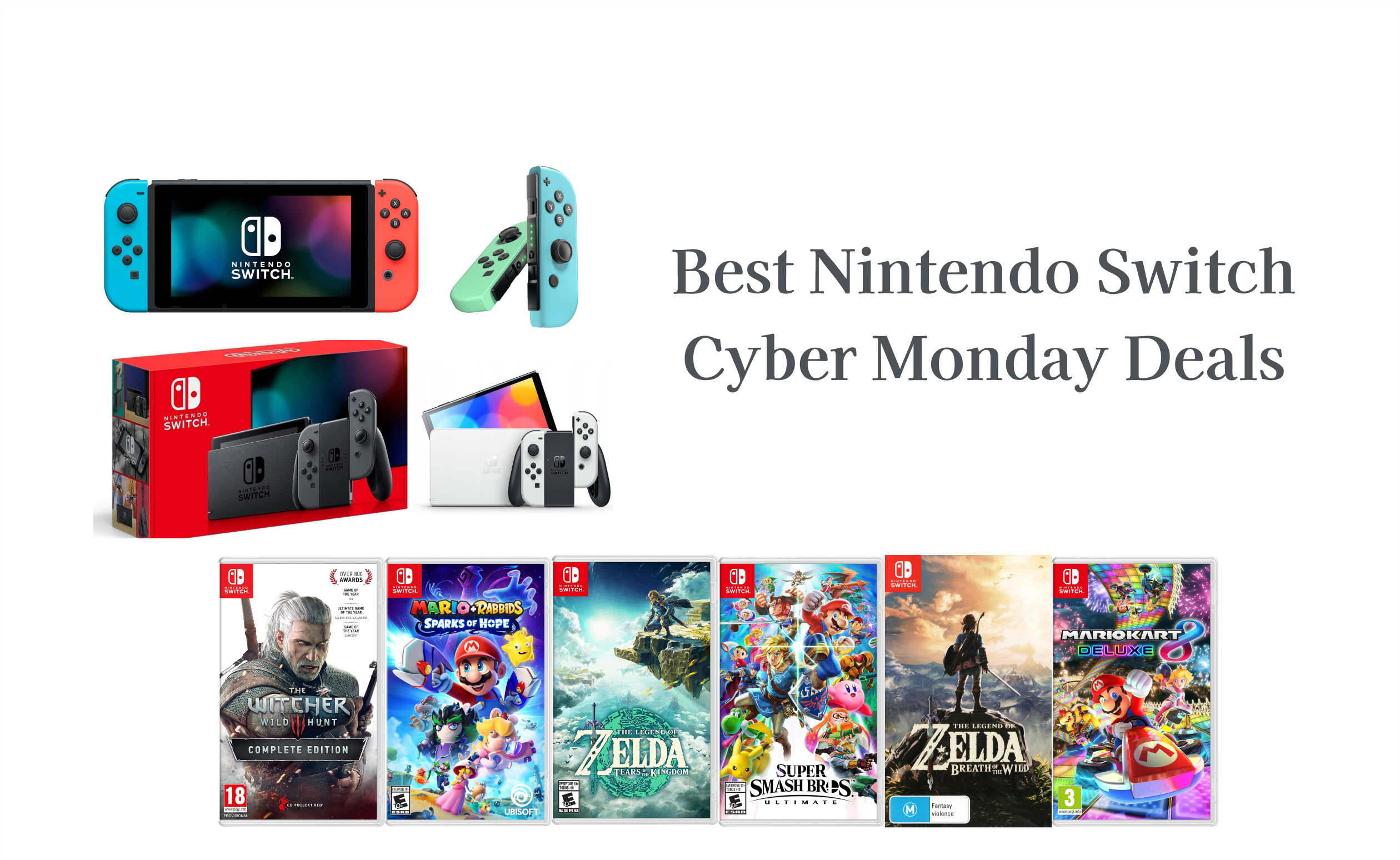 The 15 Best Cyber Week Nintendo Switch Deals