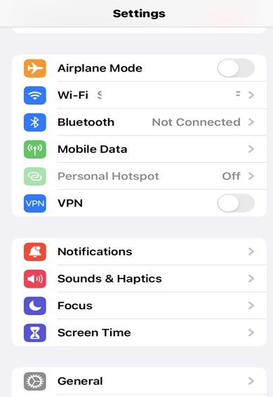  find “Sounds & Haptics” in Settings