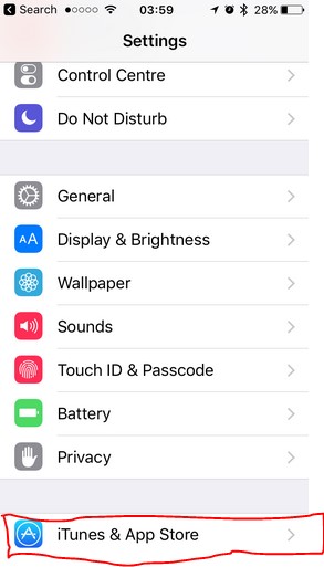 choose itunes & app store in settings to create a new apple ID