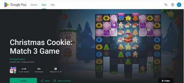 Gioco dei biscotti di Natale