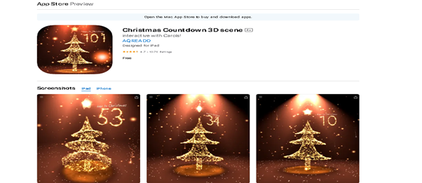  Christmas Countdown 3D Preview