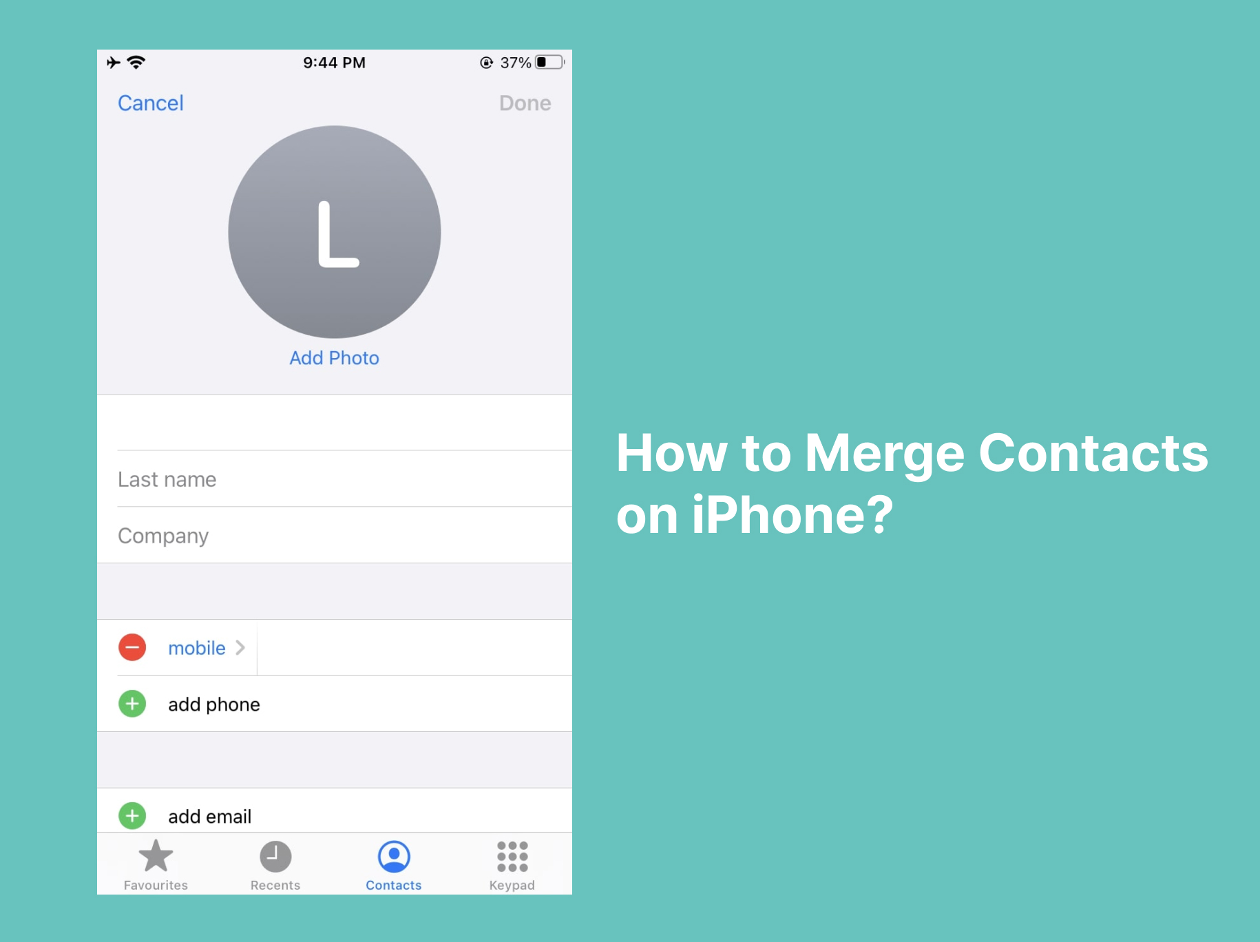 [2024] Guide: How to Merge Contacts on iPhone