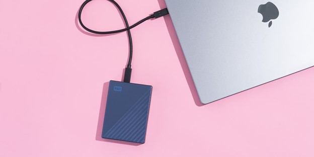 use an external hard drive to save extra data