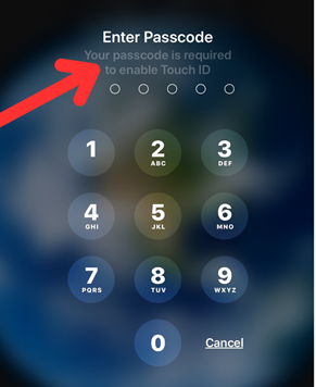 пароль для ipad