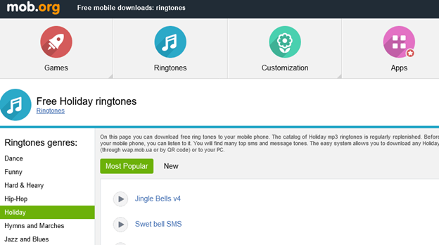 FREE Christmas Ringtones For IPhone And Android 2024   Free Christmas Ringtones Form Moborg 