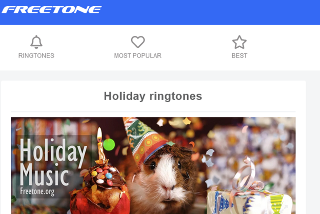  tonos de Navidad gratis de Freetone