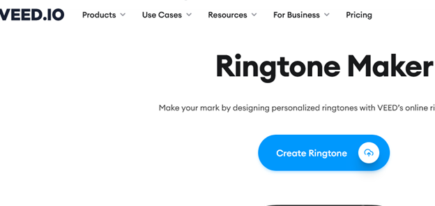 veed ringtone maker