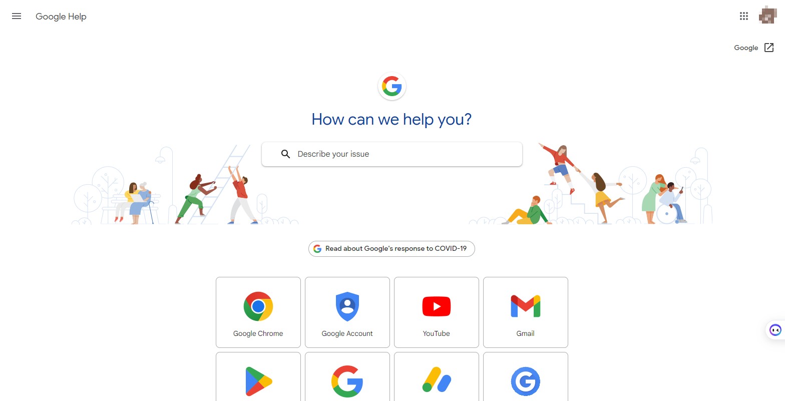 contact google support for further help