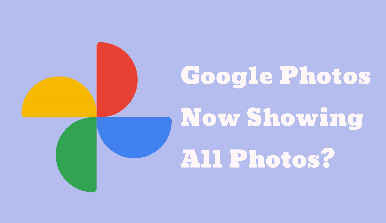 Solutions simples pour Google Photos n'affichant pas toutes les photos