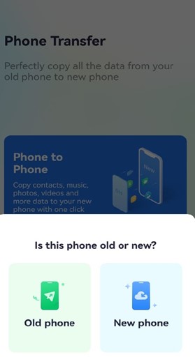 old and new phone options