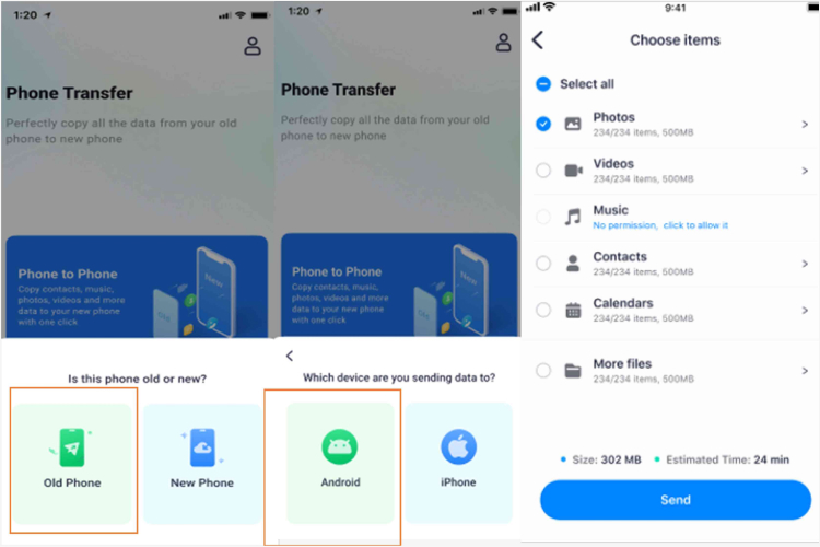 move-data-to-the-new-android-mobiletrans-phone-to-phone-transfer-interface