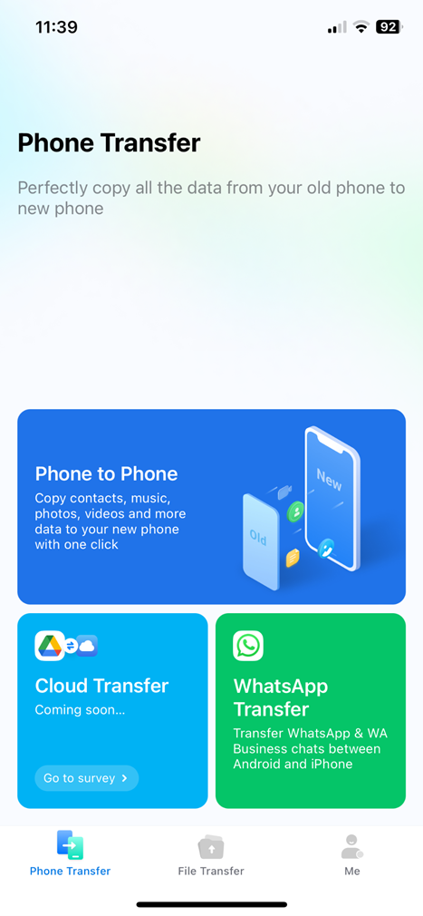 MobileTrans App Phone Transfer