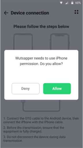 allow iphone permission