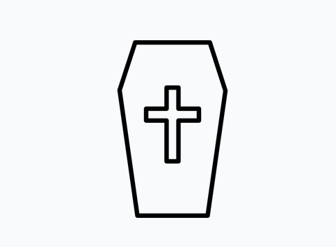  halloween coffin icon