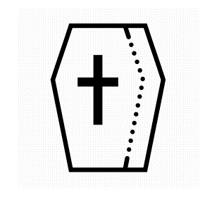  halloween coffin icon