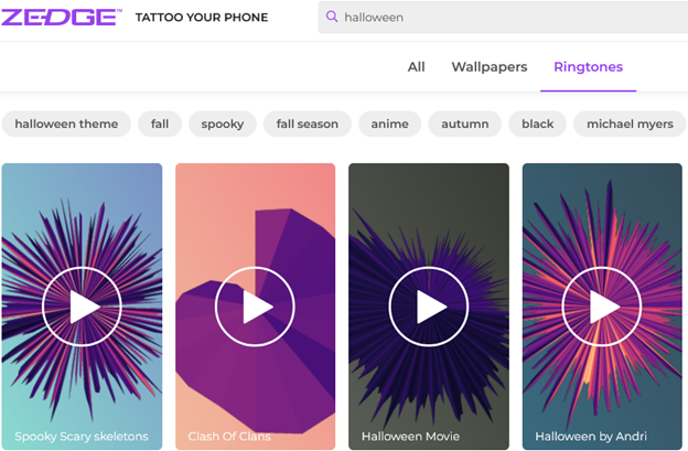  halloween ringtones from Zedge